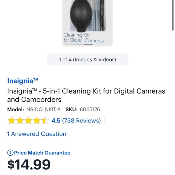 Canon DSLR Shoulder Bag + Cleaning Kit - Picture 7 of 7